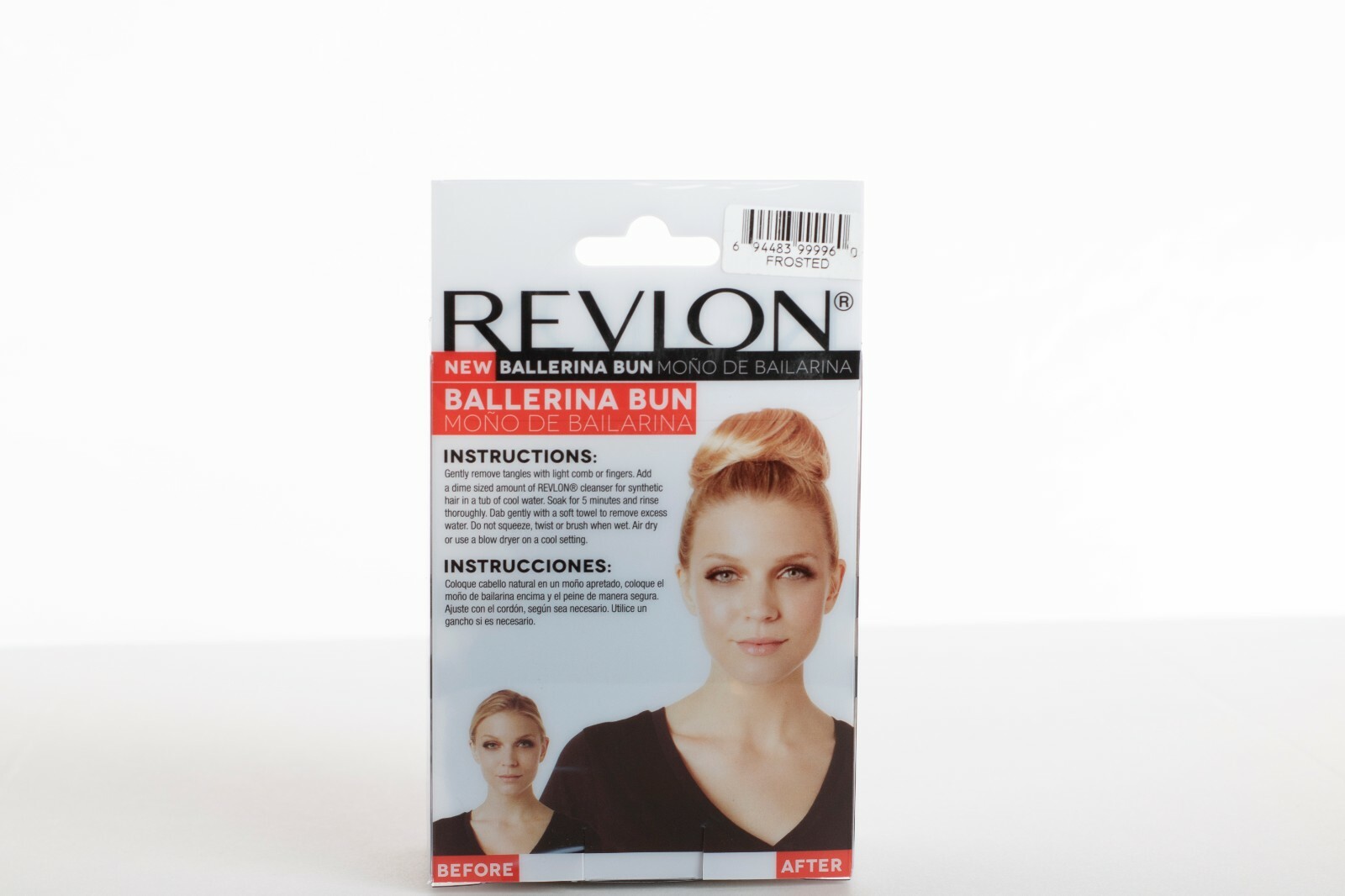Lot of 4 REVLON BALLERINA BUN READY TO WEAR HAIR PIECE Frosted Easy To Use 