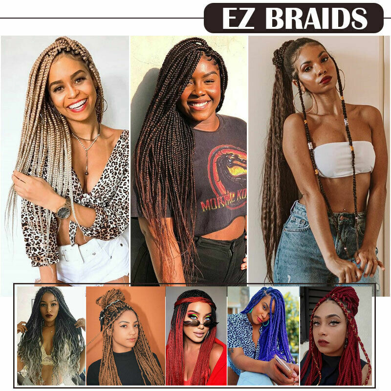 20″/26″ EZ BRAID Pre-Stretched,Pre-Plucked,Pre-Pulled Easy Braid Box Braids Hair