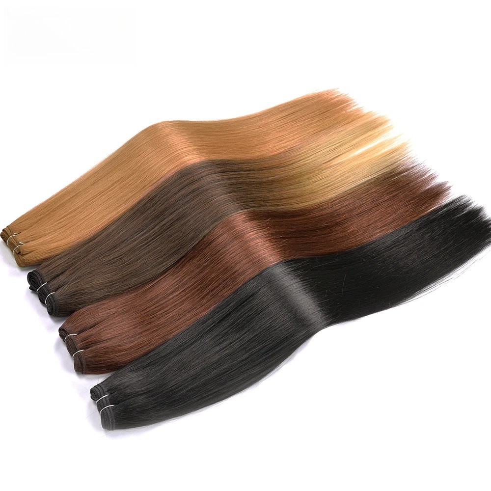 High Temperature Ombre Blonde 22-26 Inch 150g Soft Bio Straight Synthetic Hair