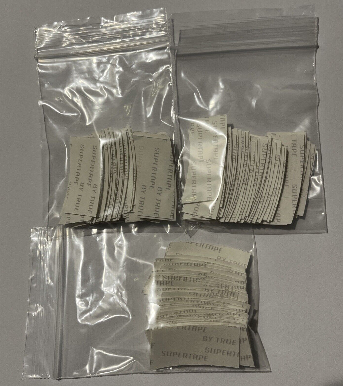 Super Tape Mini”C”Bonding Adhesive Tabs-Supertape Lace Wig Hair Piece-108 Pc-NEW