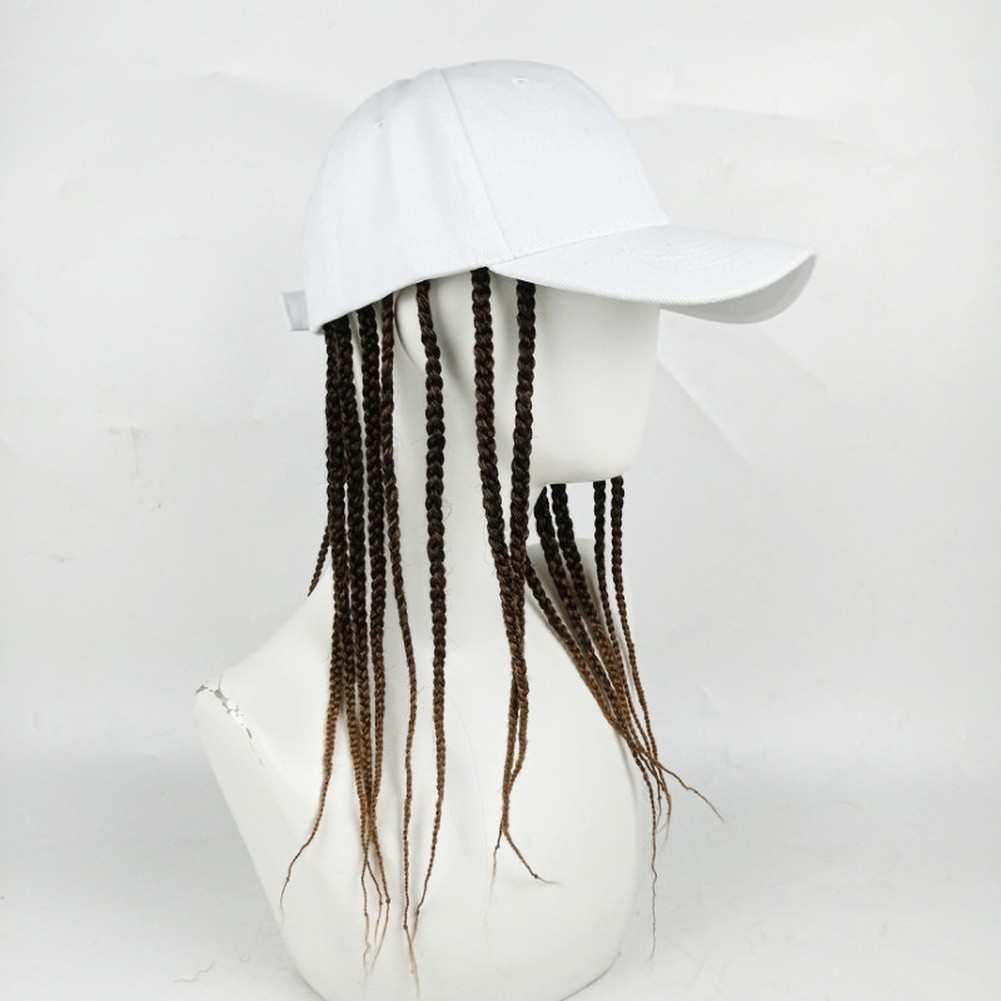 Adjustable FOR BRAIDED Dreadlock Hat – Black White Options for Women and Men