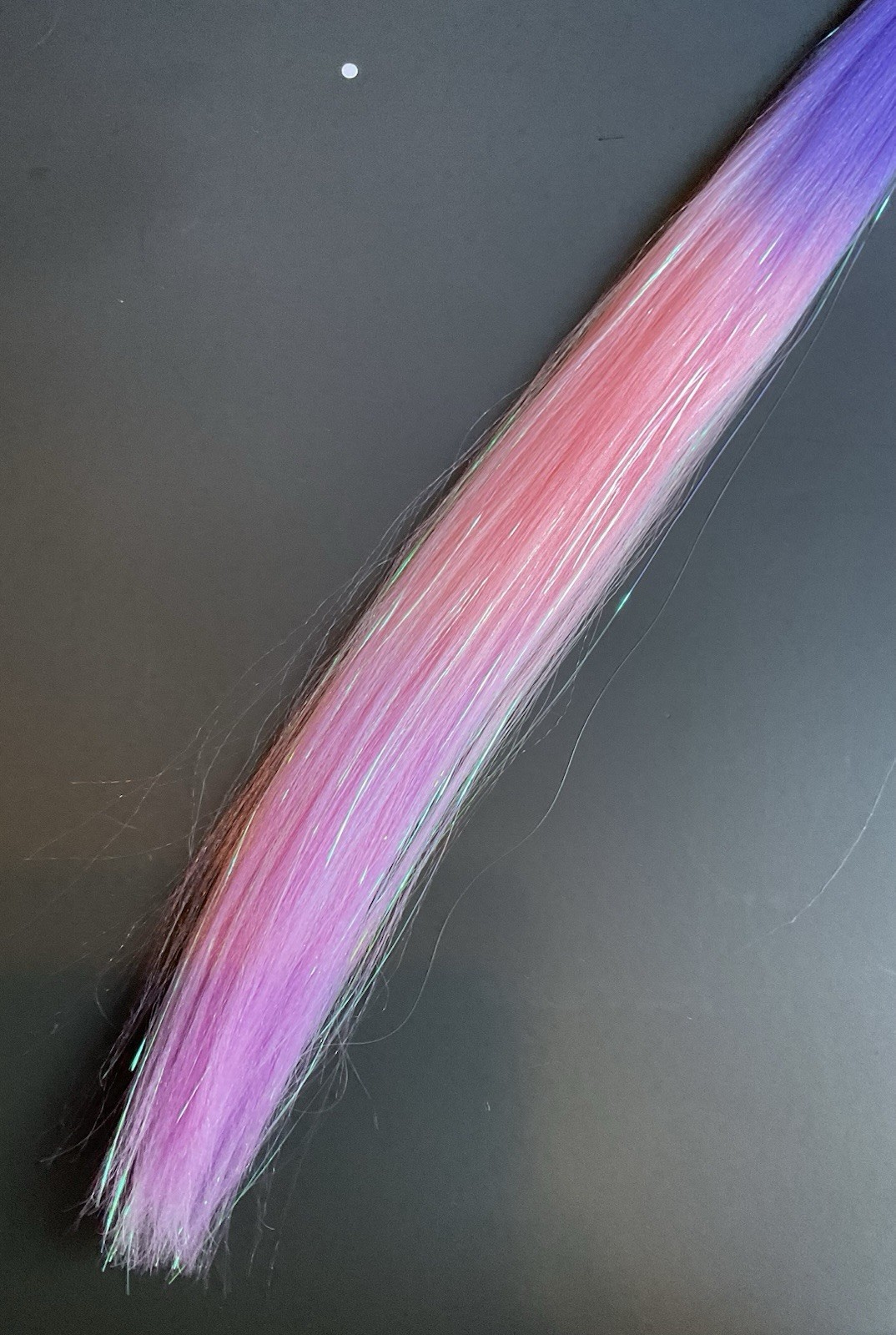 Reusable tie in braided ponytail extensions festival, rave, softball/sports