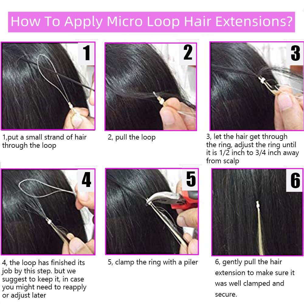 Afro Kinky Curly Micro Loop Ring Human Hair Extensions 1g/Strand 100g/Bundle