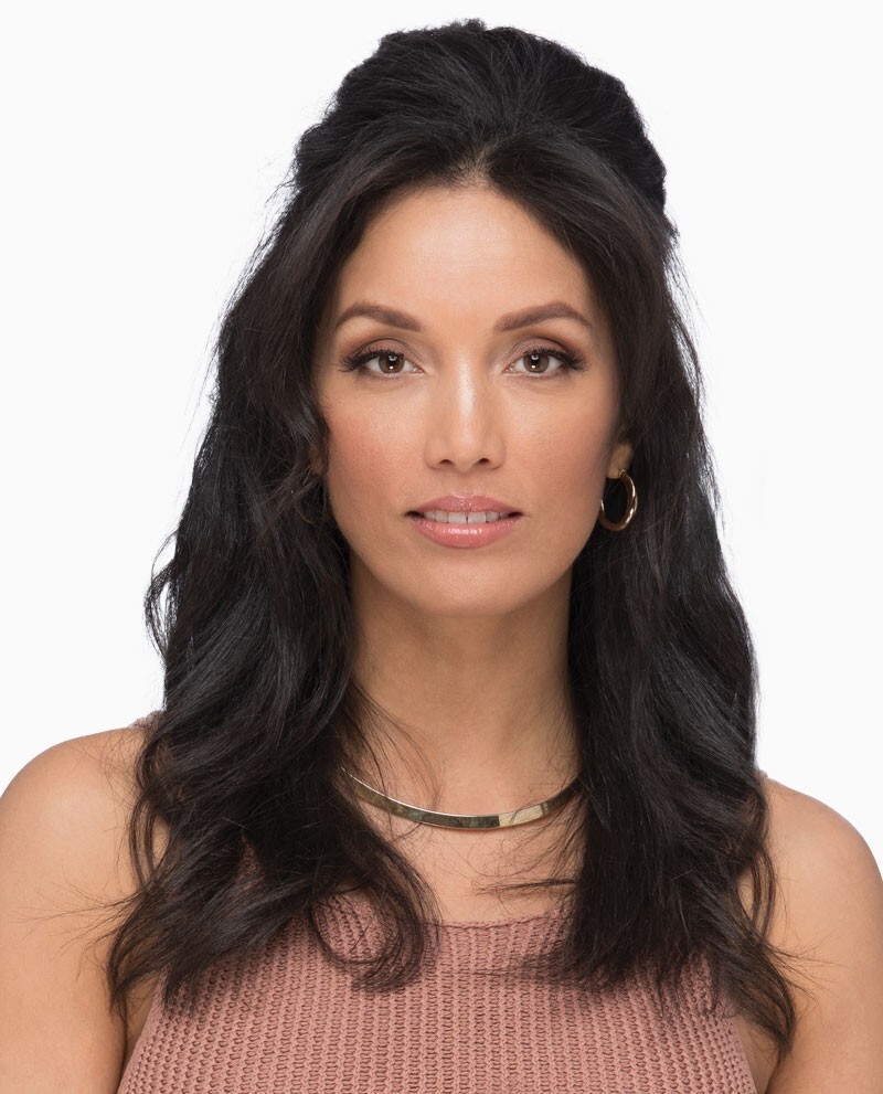 GLOW FRENCH 8 INCH WIG TOPPER Estetica REMI 100% HAND-TIED U PICK COLOR