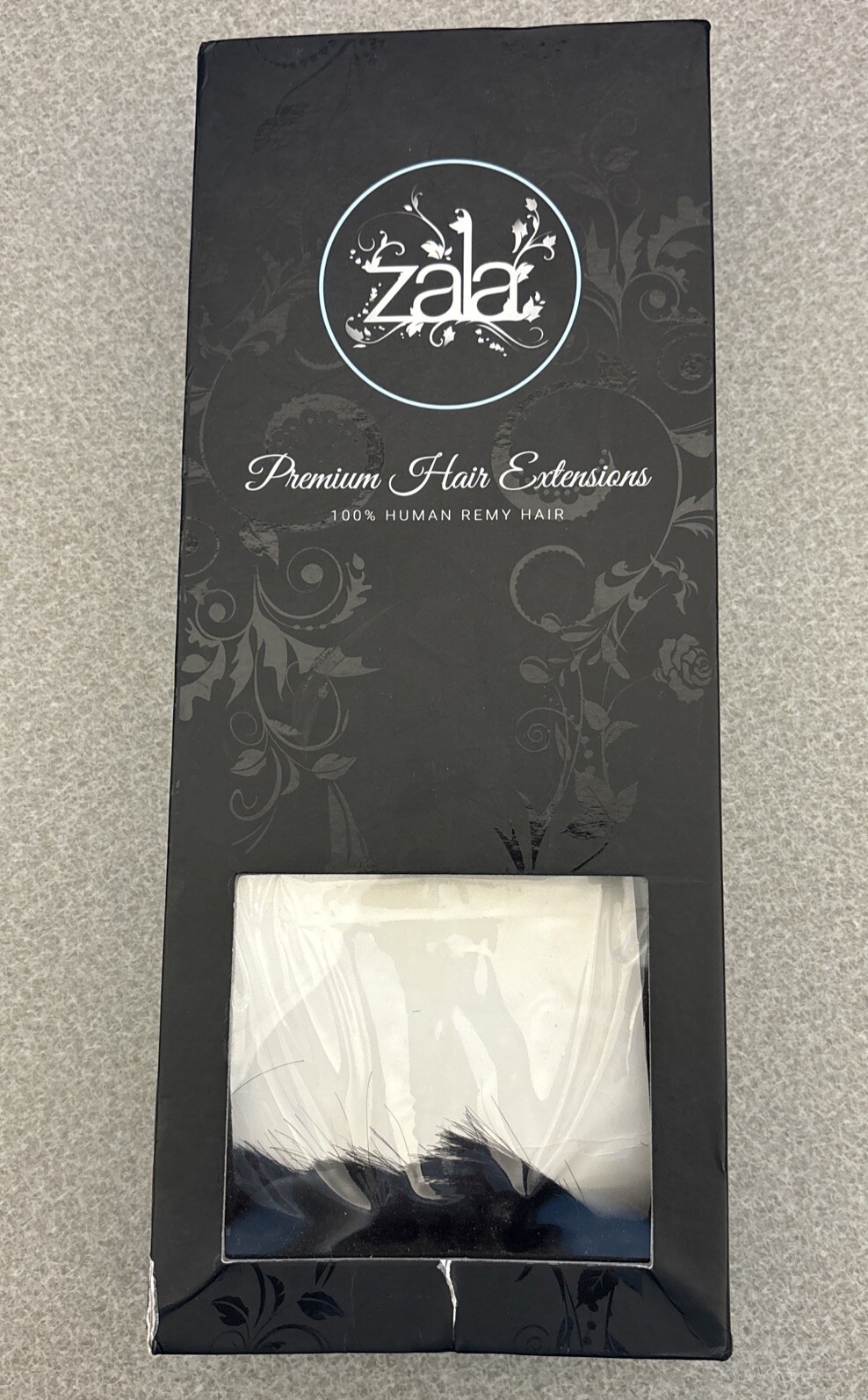 Zala Premium Clip in Hair Extensions. 12 inch 5 Piece. Black. New In Box.