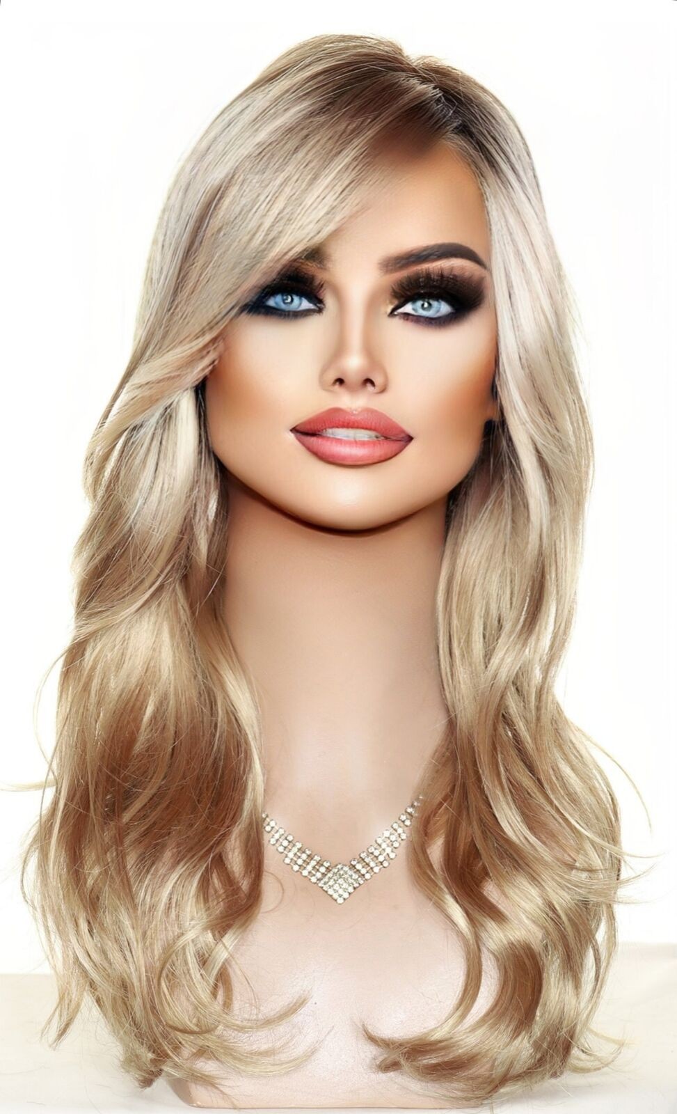 Miles of Style Lace Front Heat OK Monopart Wig Raquel Welch SS1488 open box