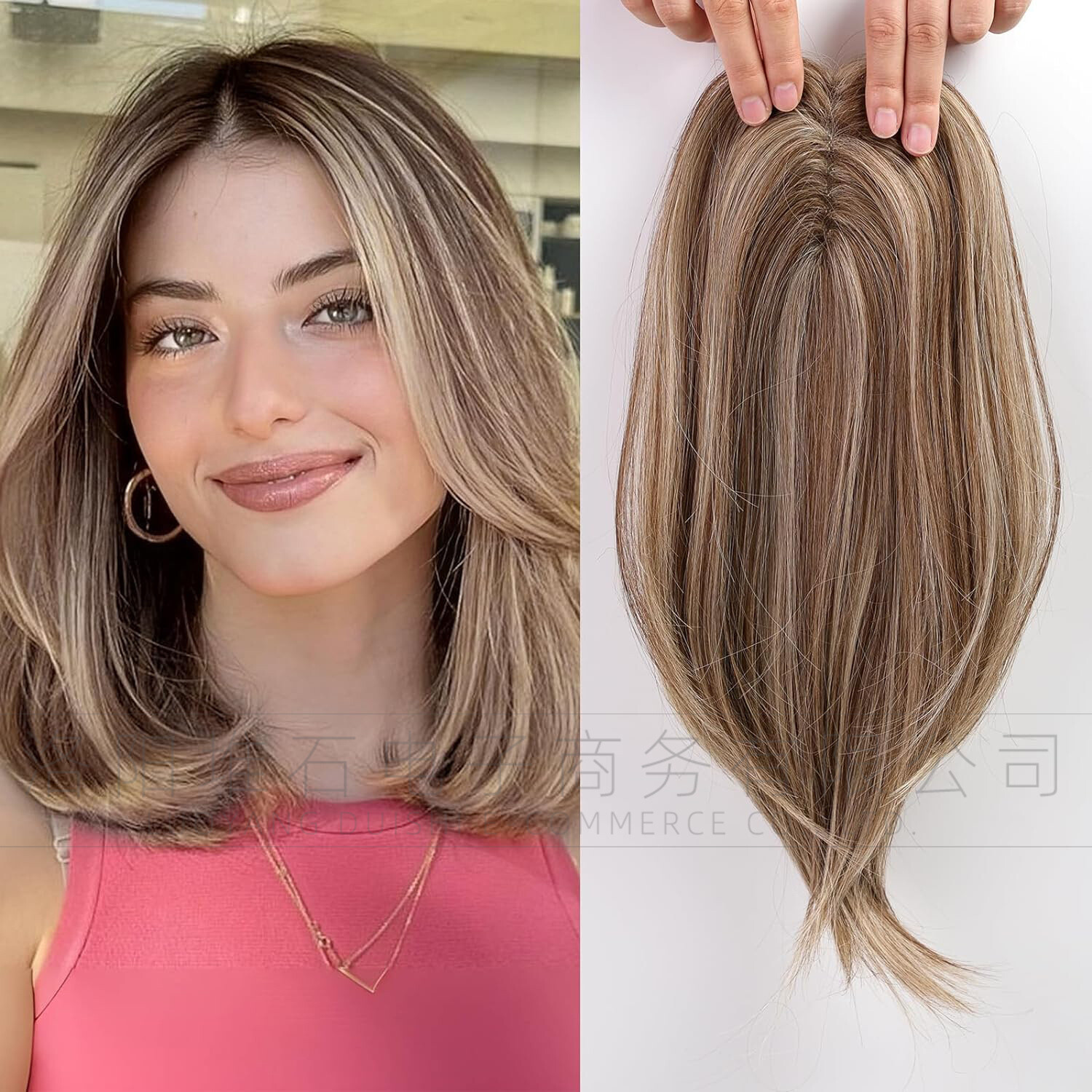 Hair Toppers for Women as Human Toppers Hair Pieces for Women with Thinning Hair