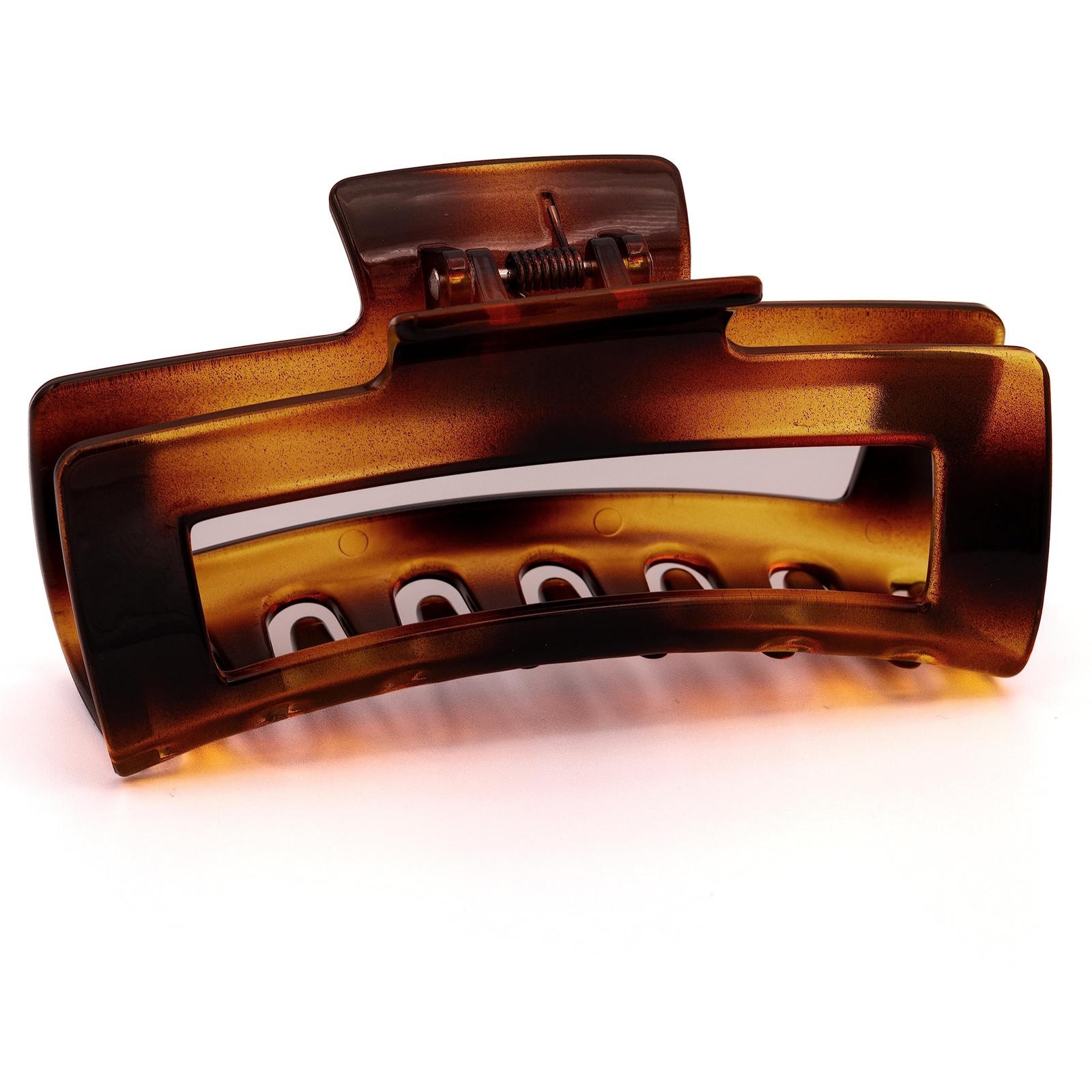 BELLEFIXE Large Tortoise Shell Premium Large, Tan Black Brown