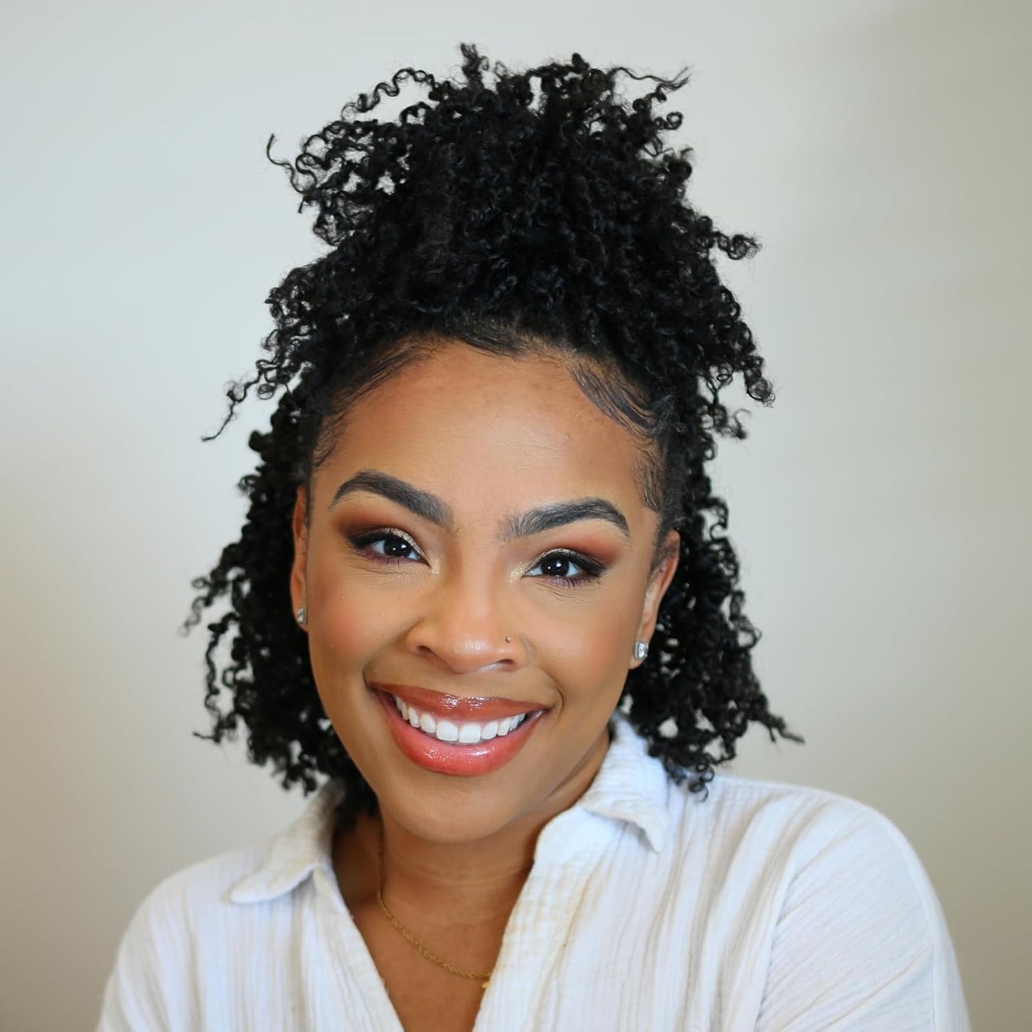 Crochet Hair Pre-twisted Spring Mini Twist 6 Inch 8 Packs 240 Strands 1B-8P