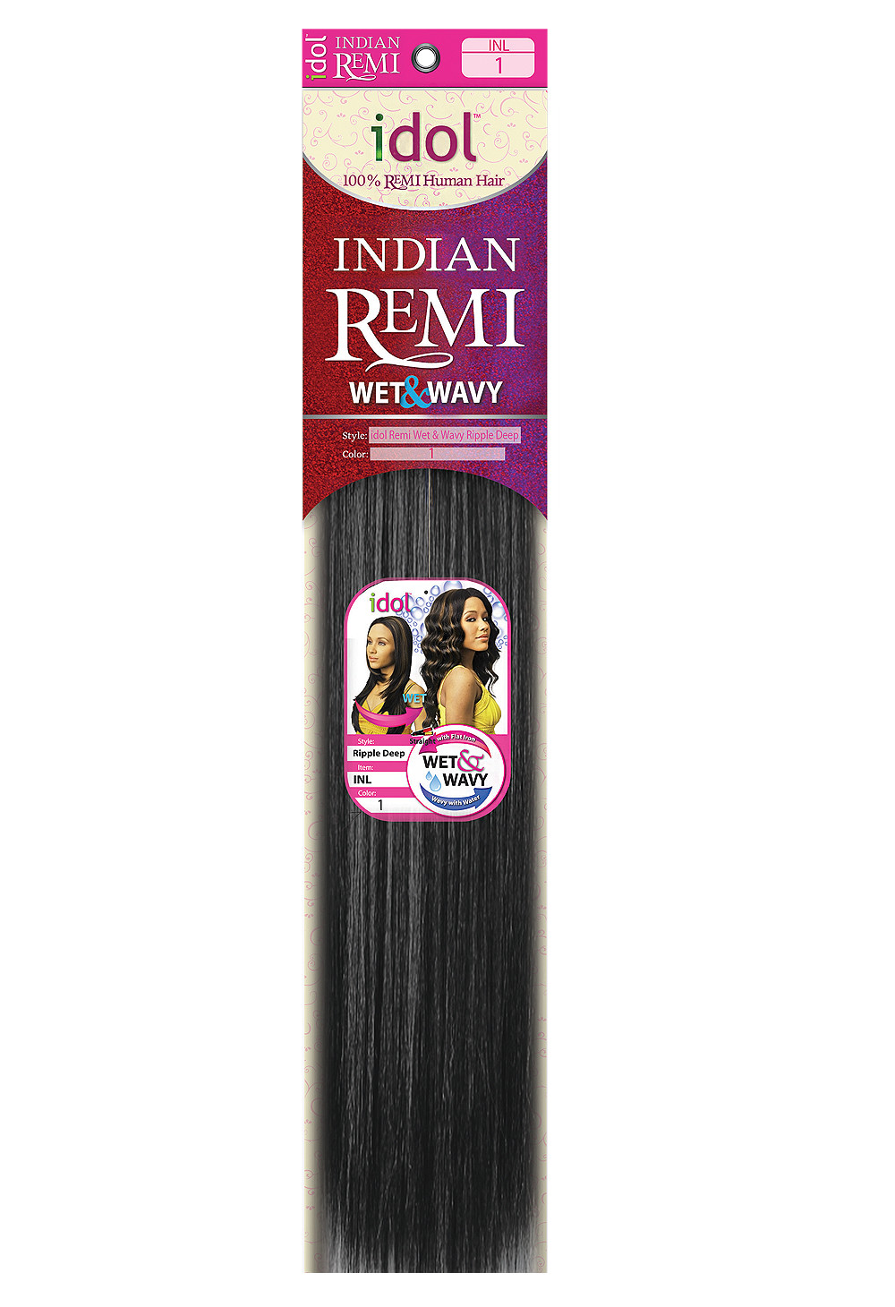 Idol Indian Remi Wet & Wavy 100% Human Hair for Weaving – RIPPLE DEEP CLOSEOUT!!