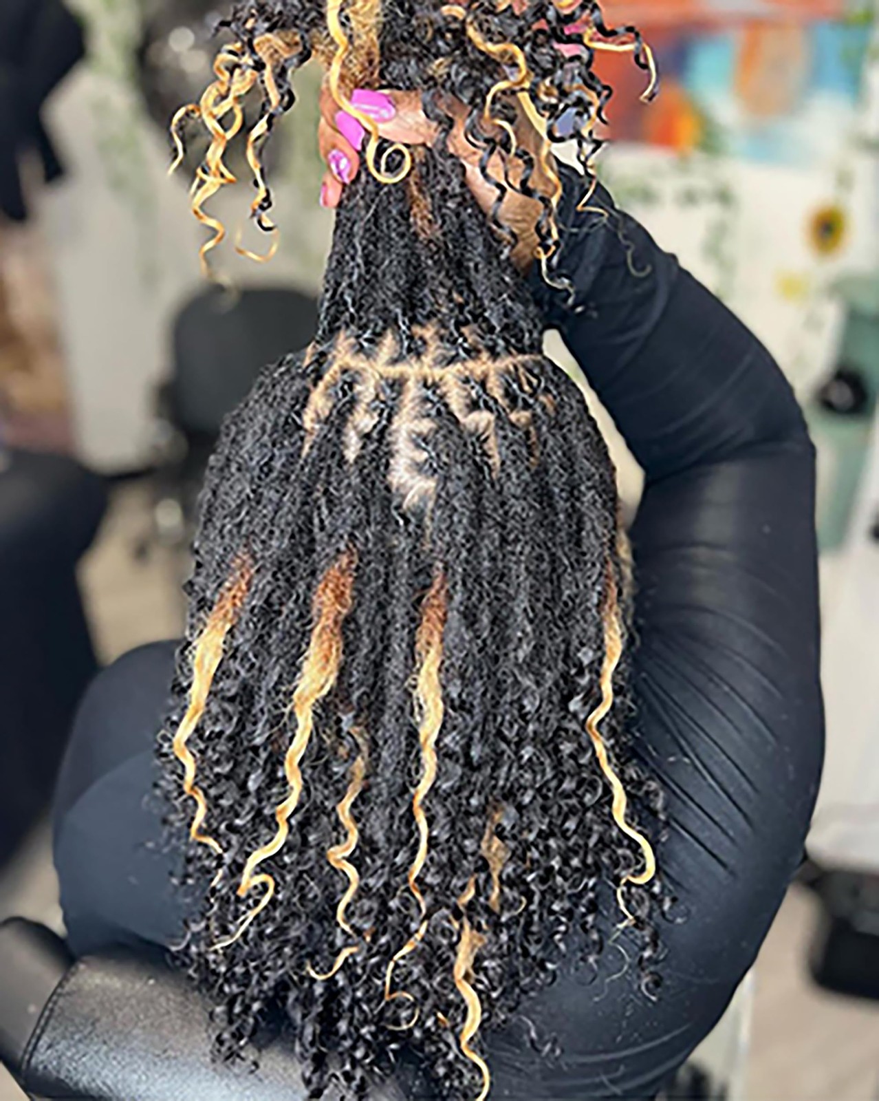 Orientfashion Curly End Human Hair Dreadlocks Extensions Goddess Locs Human