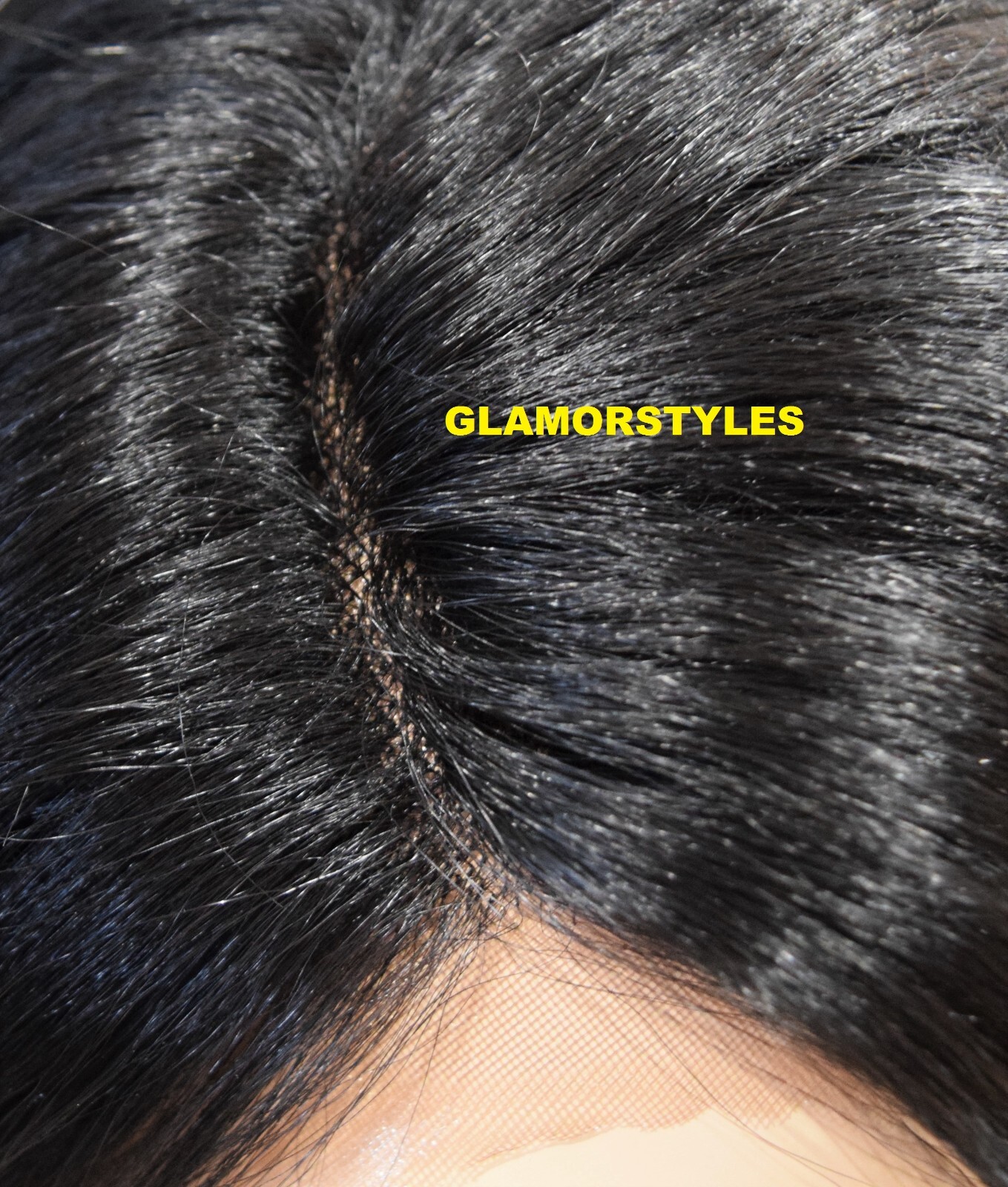 LACE FRONT FULL WIG EXTRA LONG WAVY LAYERED SIDE PART JET BLACK #1 HEAT OK NWT