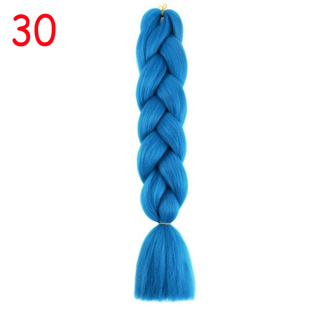 Jumbo Braiding Hair Synthetic Ombre Kanekalon Braids 24” Crochet Extensions