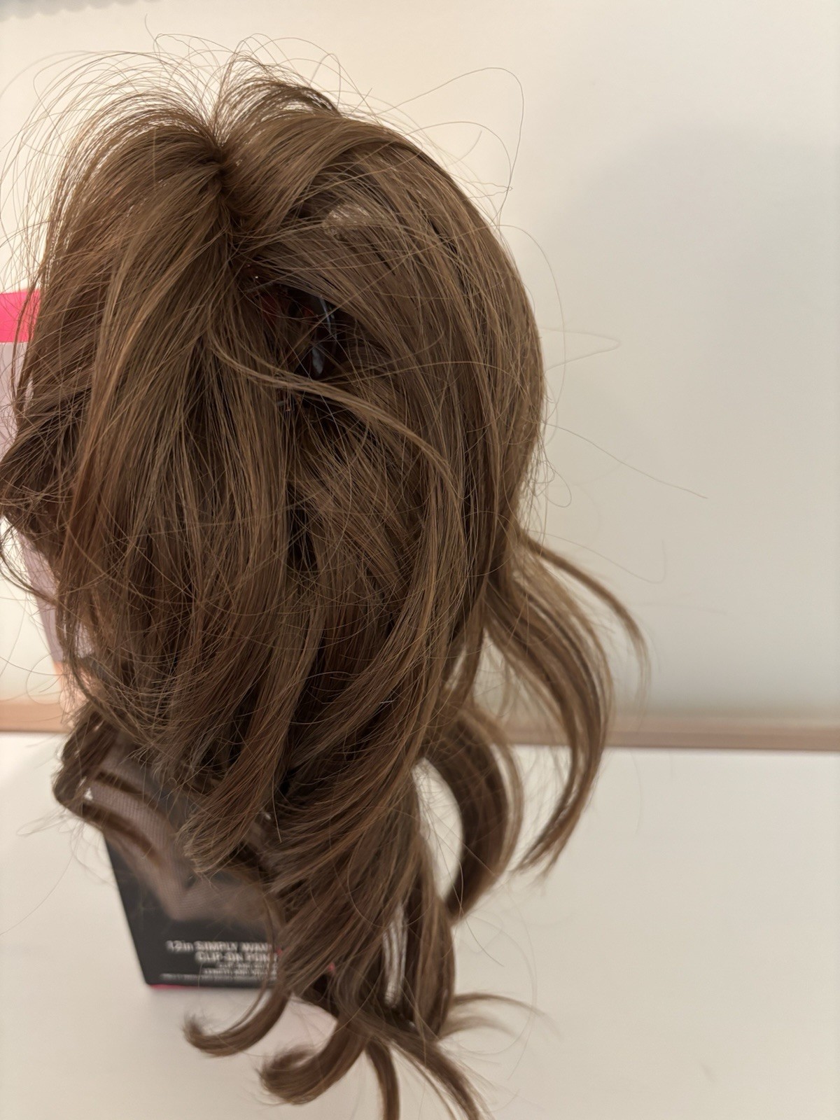 Pony By Hairdo 12″ Simply Wavy Clip-On For Length & Volume R830 Ginger Brown NEW