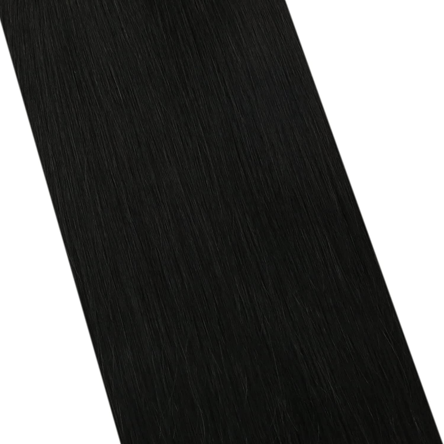 TARA HAIR Extensions – 100% Human Hair, Black #1b, 14 Inch, 20g, Fusion