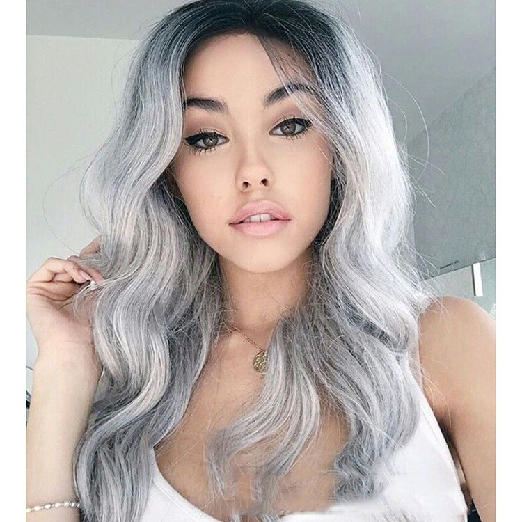 26″ Synthetic Hair Full Wigs Natural Long Wavy Wig Heat Resistant Multi Color