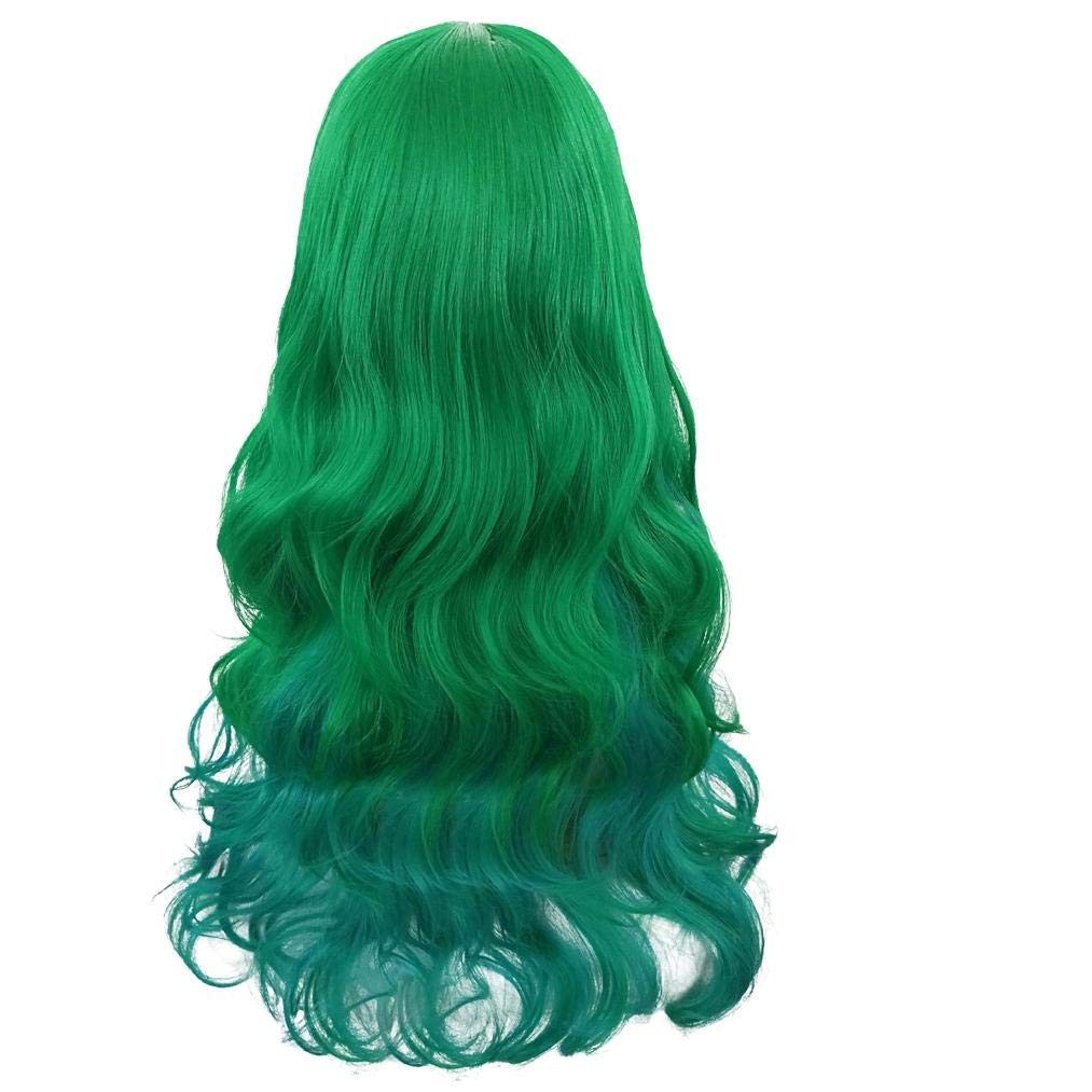 Rbenxia Curly Cosplay Wig Long Hair Heat Resistant Spiral Costume Wigs (Gradi…