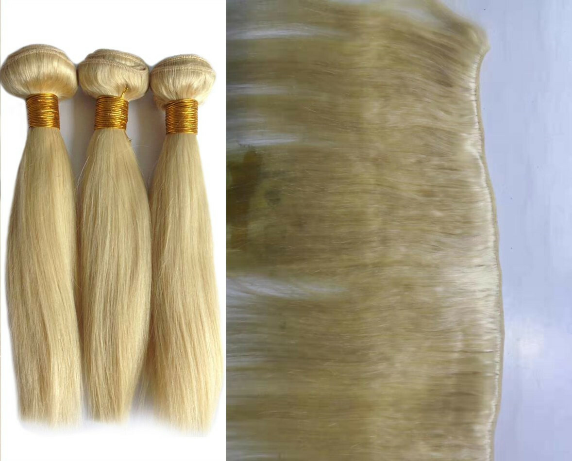 10″- 28″ Remy Human Hair Weft Straight Human Hair Extensions 100g/pc More Colors