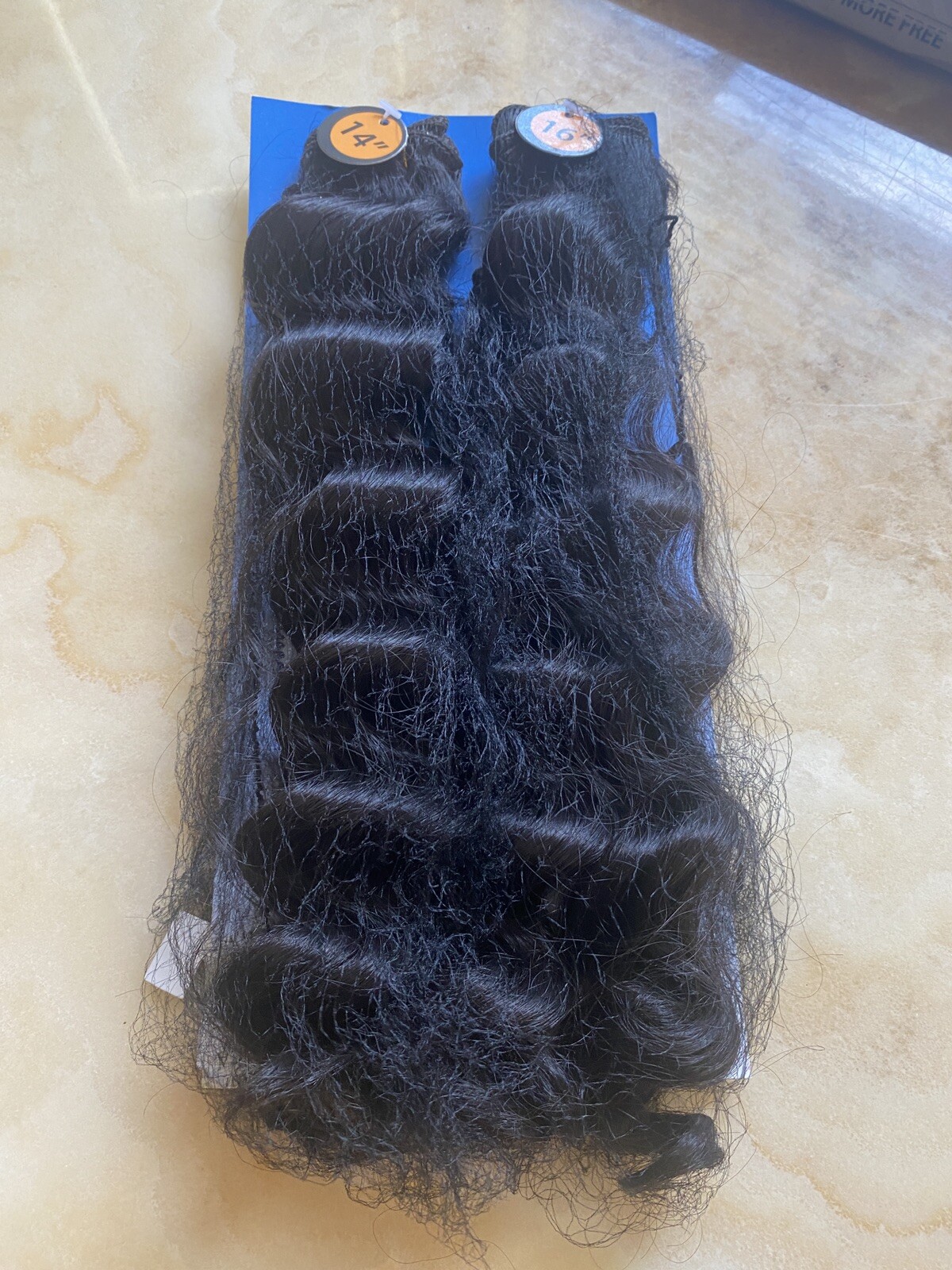 HAIRTREND QUALITY SYNTETHIC ALL IN ONE DEEP CURLYHAIR 10 12 14 16 LOT 4 COLOR 1B