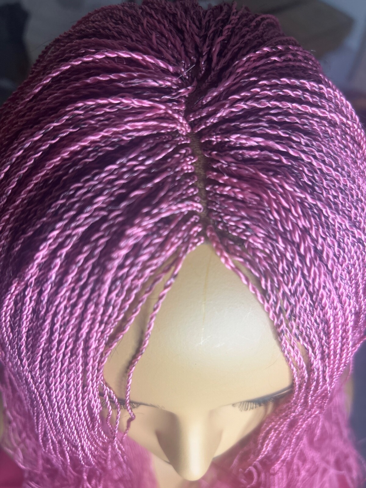 Pink Friday Wig w/band Singles Twists 16-18’ inch pre-cut Wig with