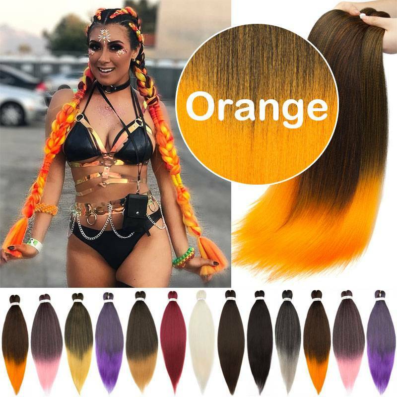 EZ Braid Hair Pre-Stretched Braiding Hair Extensions Long Smooth Natural Braids