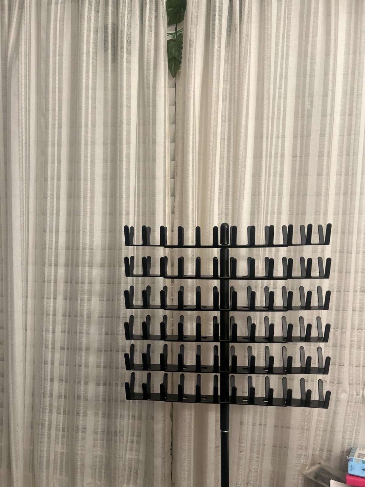 Braiding Hair Rack Standing Extension Holder Hanger 144 Pegs Divider Black New