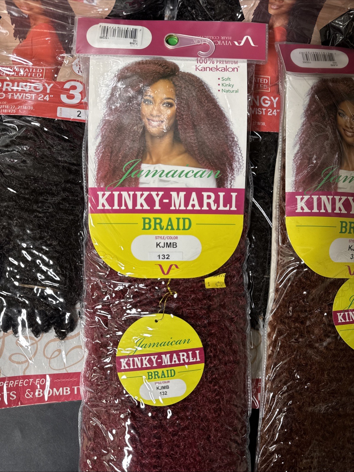 Outre X-Pression & Vivica Synthetic Hair Lot 5 Packs ( See Details On Pictures)