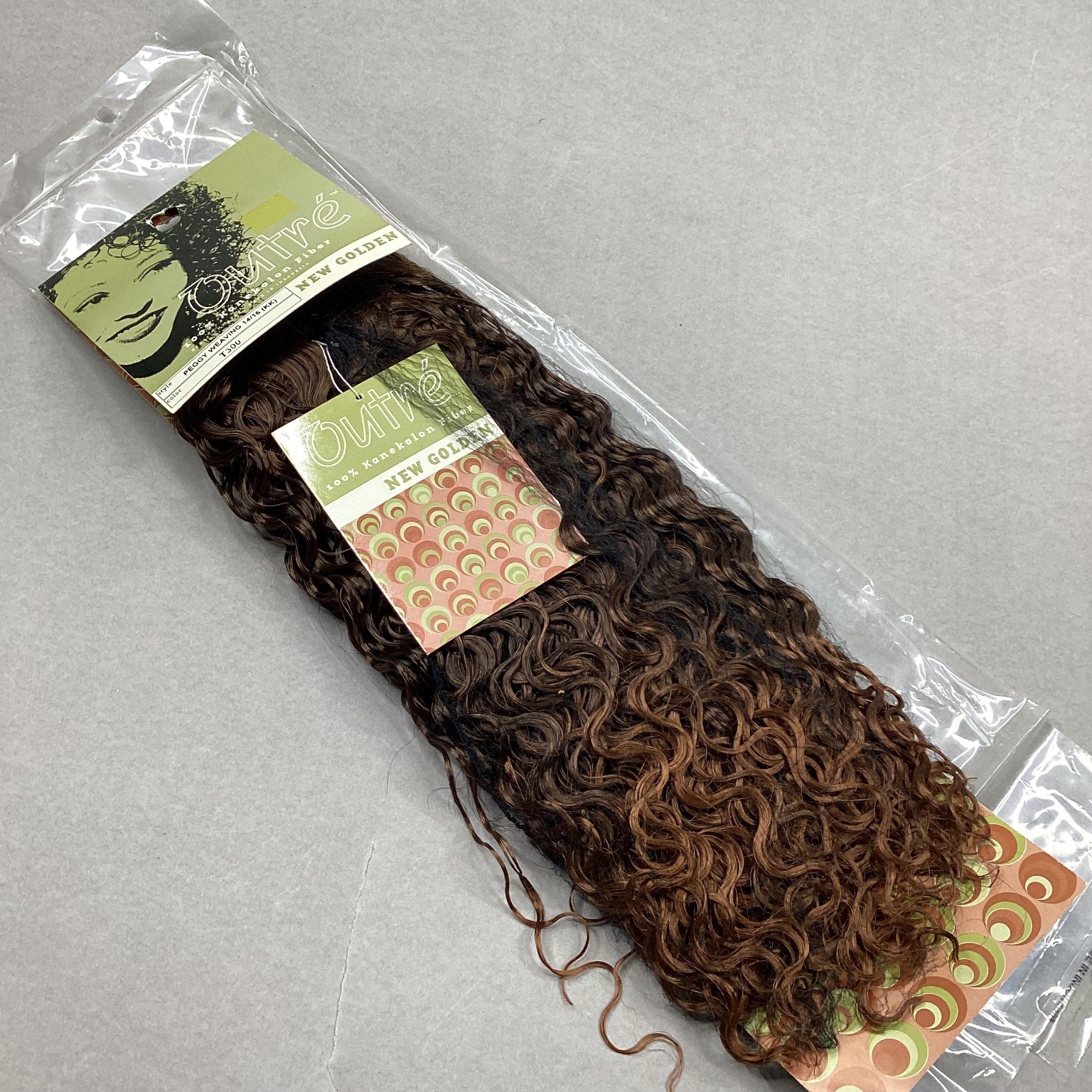 Outré NEW GOLDEN Peggy Weaving Hair Extensions T30U 100% Kanekalon Fiber