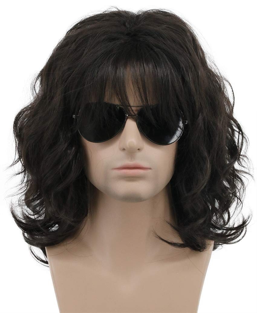 Modern Dark Brown Rocker Wig – Quality Curly Hair for All Occasions