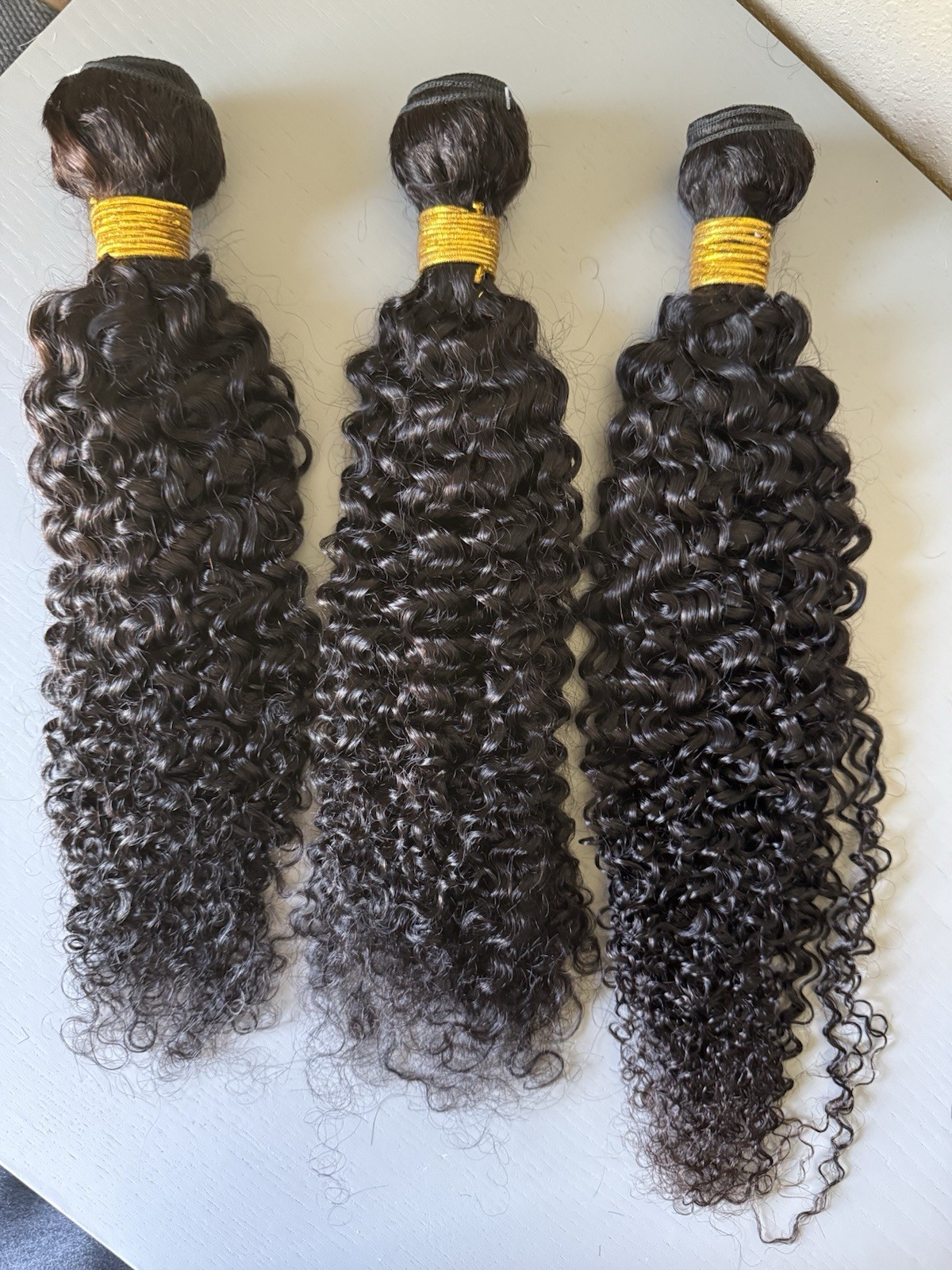 100% Virgin Human Hair Extensions- 3 Bundle deal- 18’20’22 kinky curly