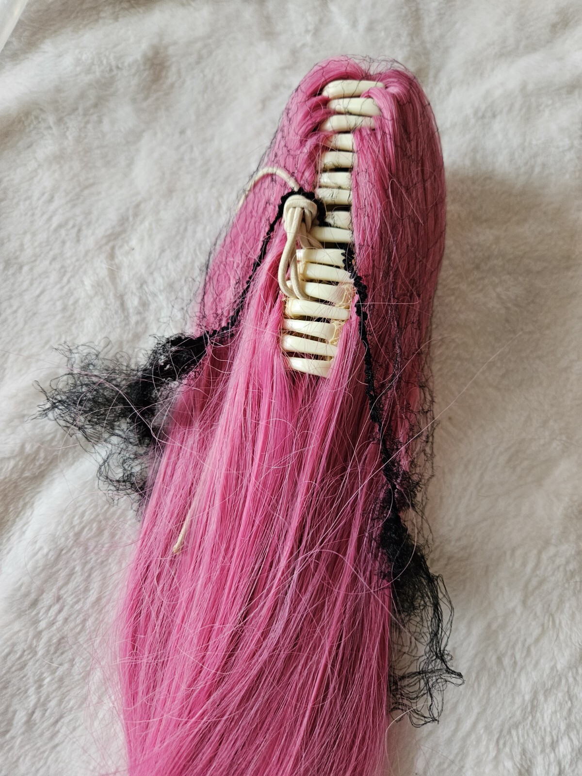 Wig Clip Flamingo Pink Silky 40 Inches Straight Cosplay Arda Costume NEW
