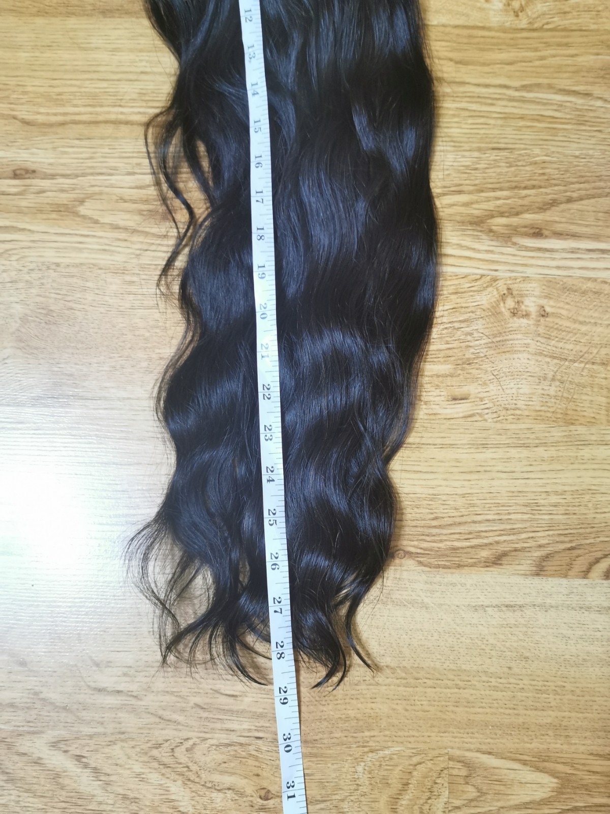 28″ High Quality 13×6 Lace Front Natural Black Straight Human Hair wig