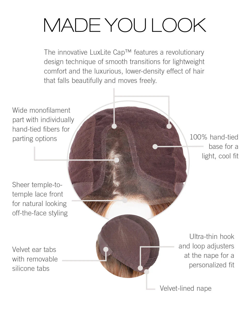 Made You Look | Raquel Welch | Monopart | Lace Front | Hand tied