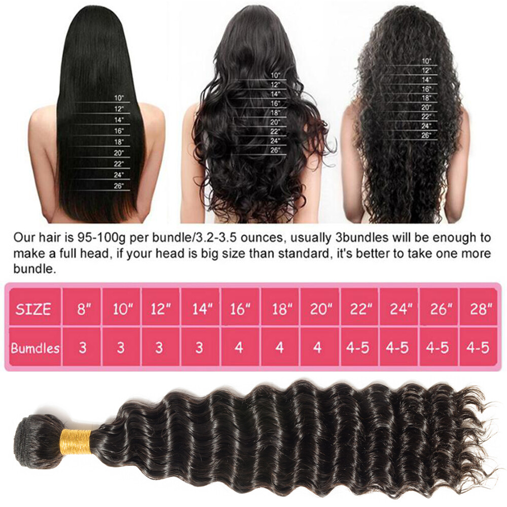 100g/Bundle Afro Kinky Curly Real Virgin Human Hair Extensions Weaves Weft 8-24″
