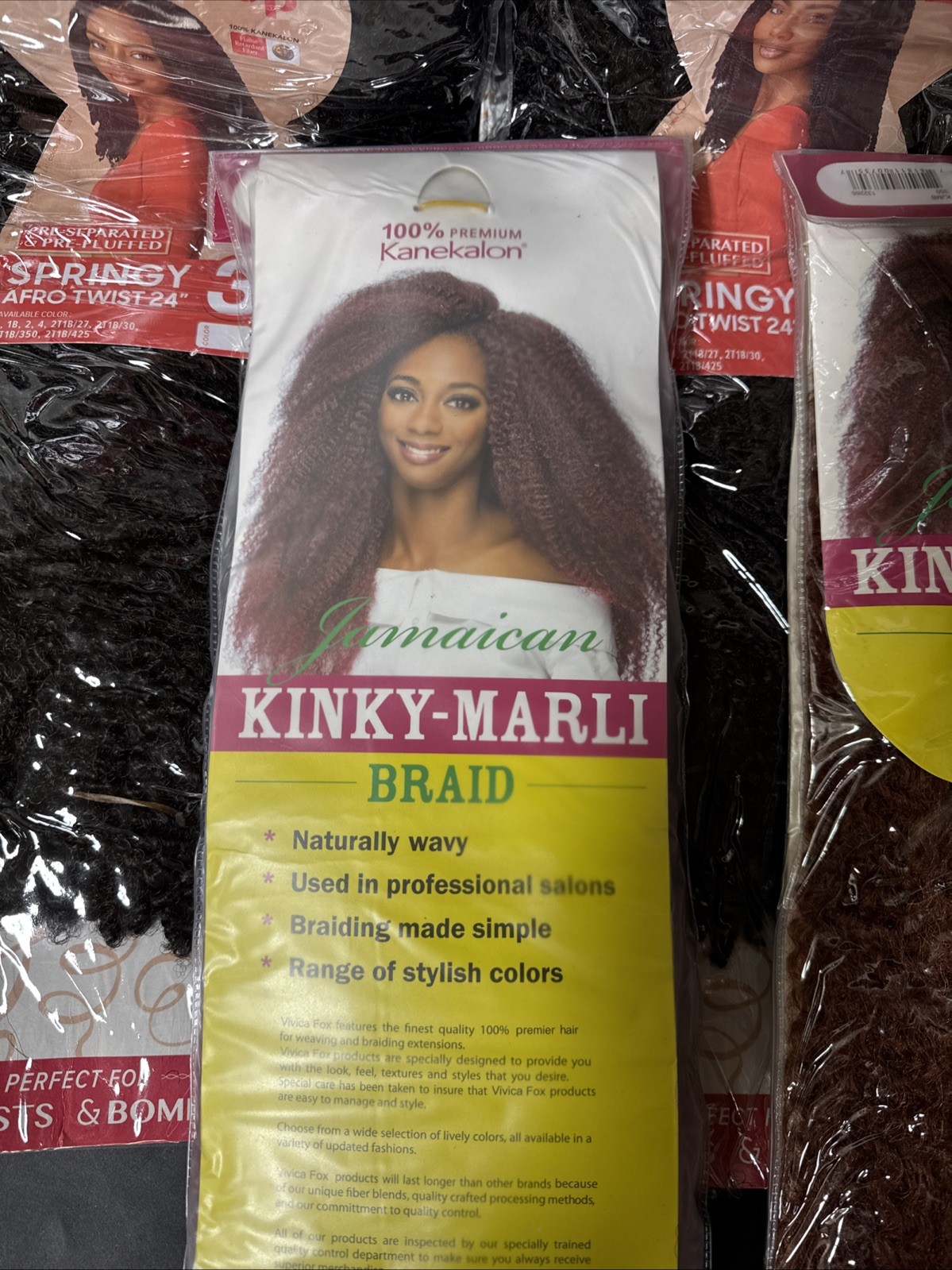 Outre X-Pression & Vivica Synthetic Hair Lot 5 Packs ( See Details On Pictures)
