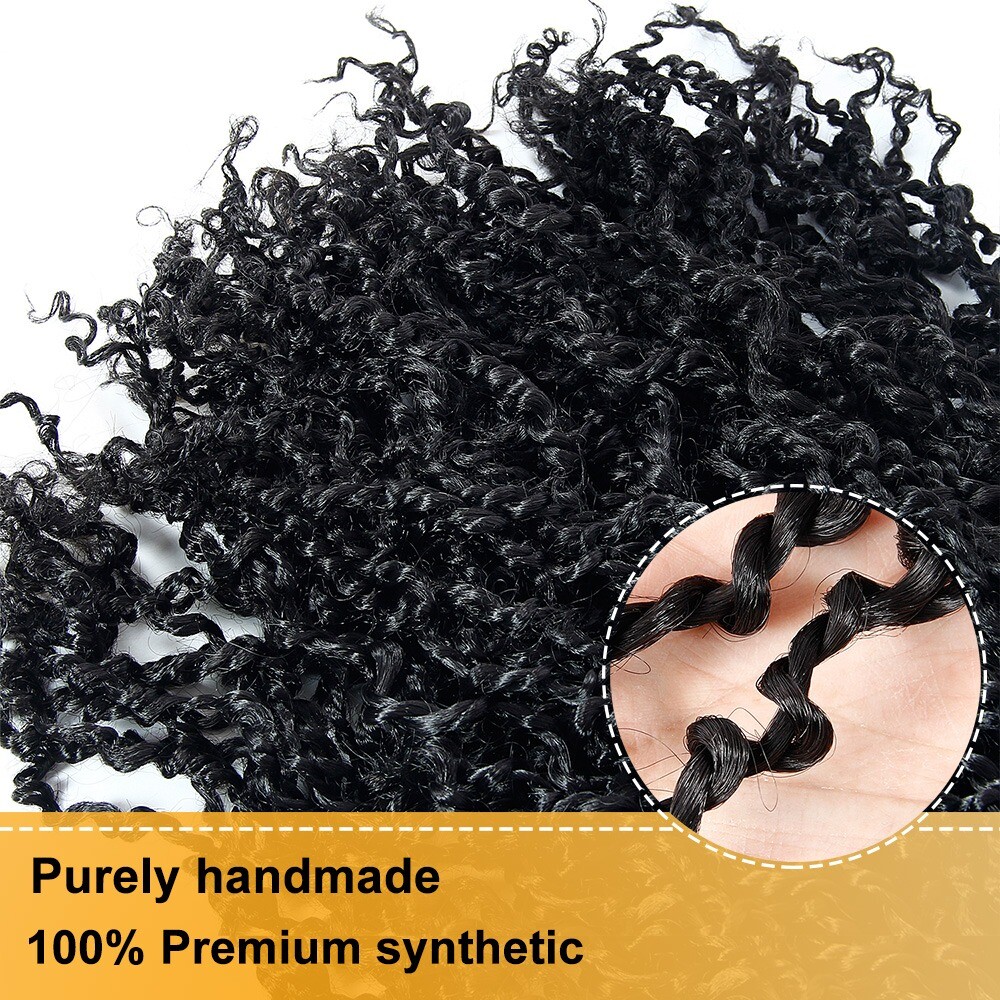 boho passion twist crochet hair 26 inch, 20 strands