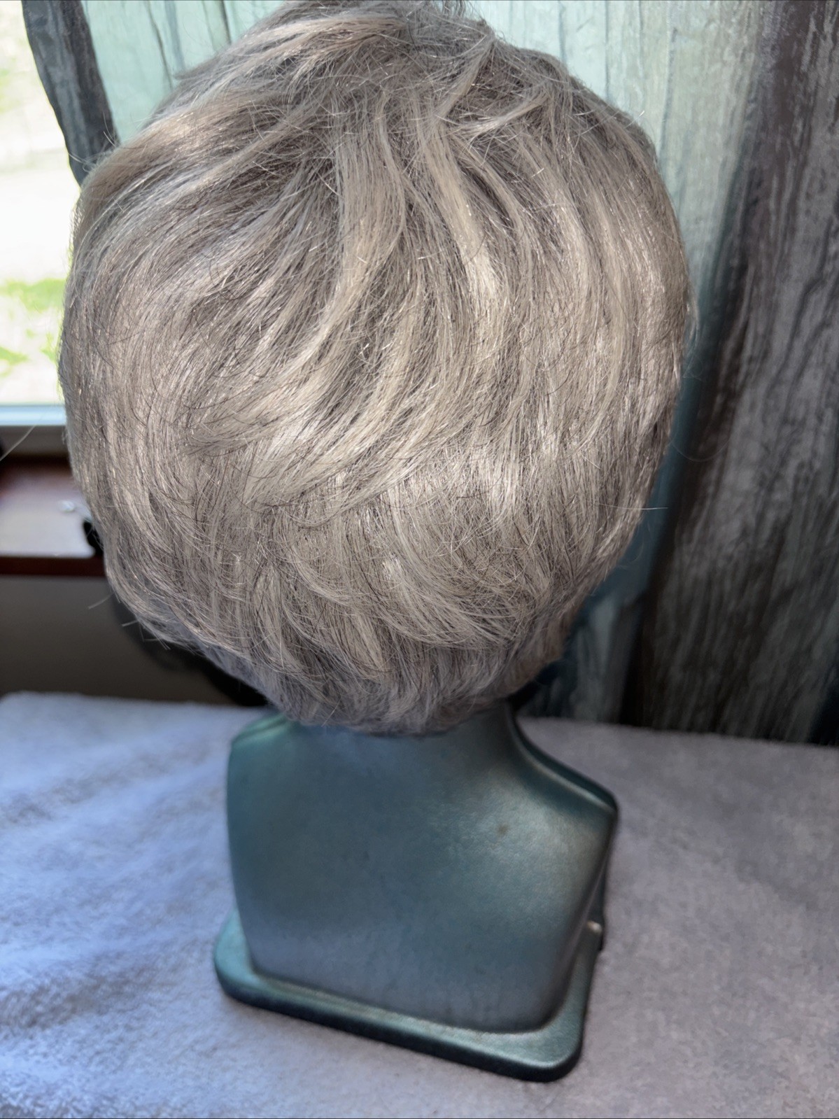 3 Wigs: Sandy, Light Blonde & Grey Wigs Straight Long & Short TLC brand