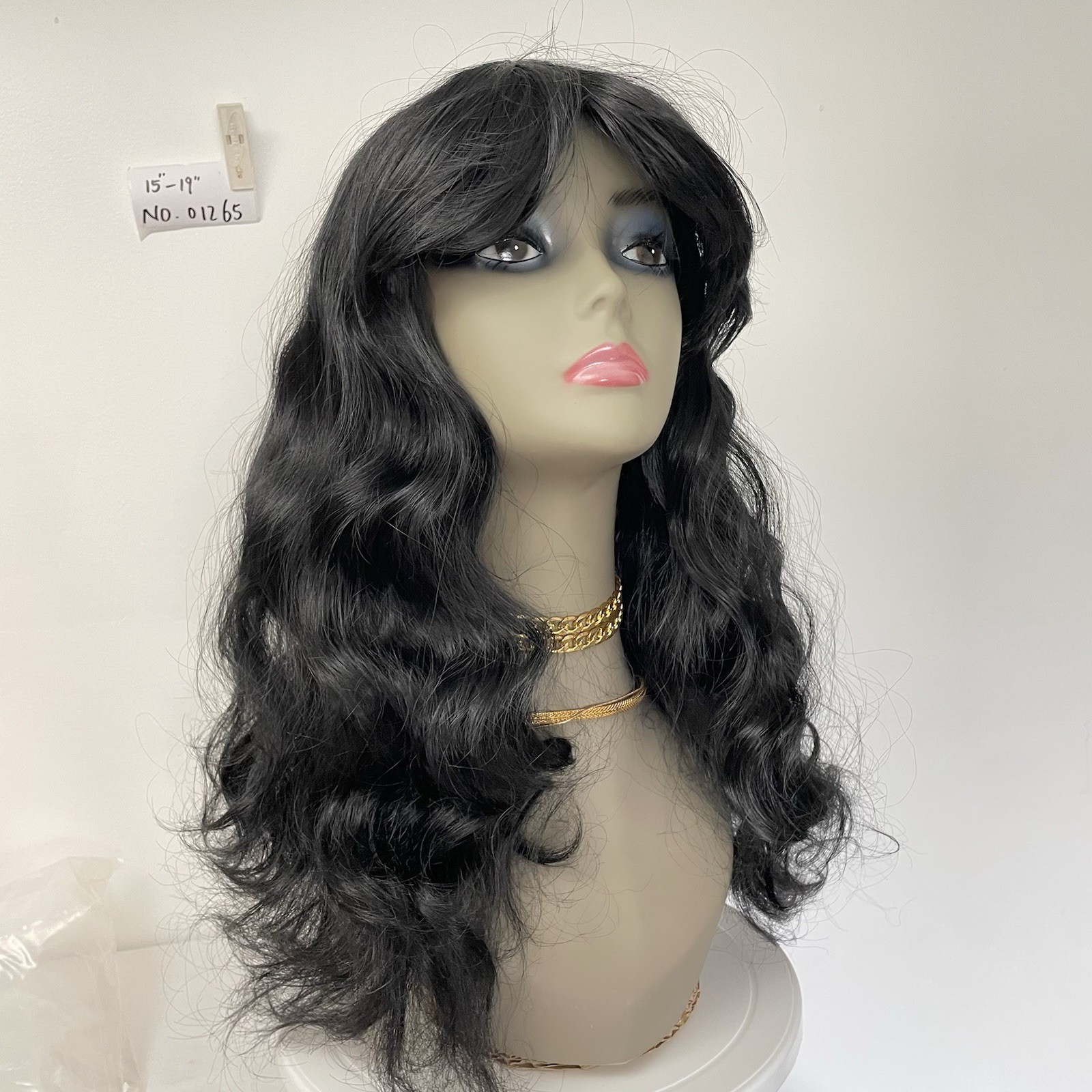 WIG. NO01265 (15-19 inch) one size adjustable elastic band.