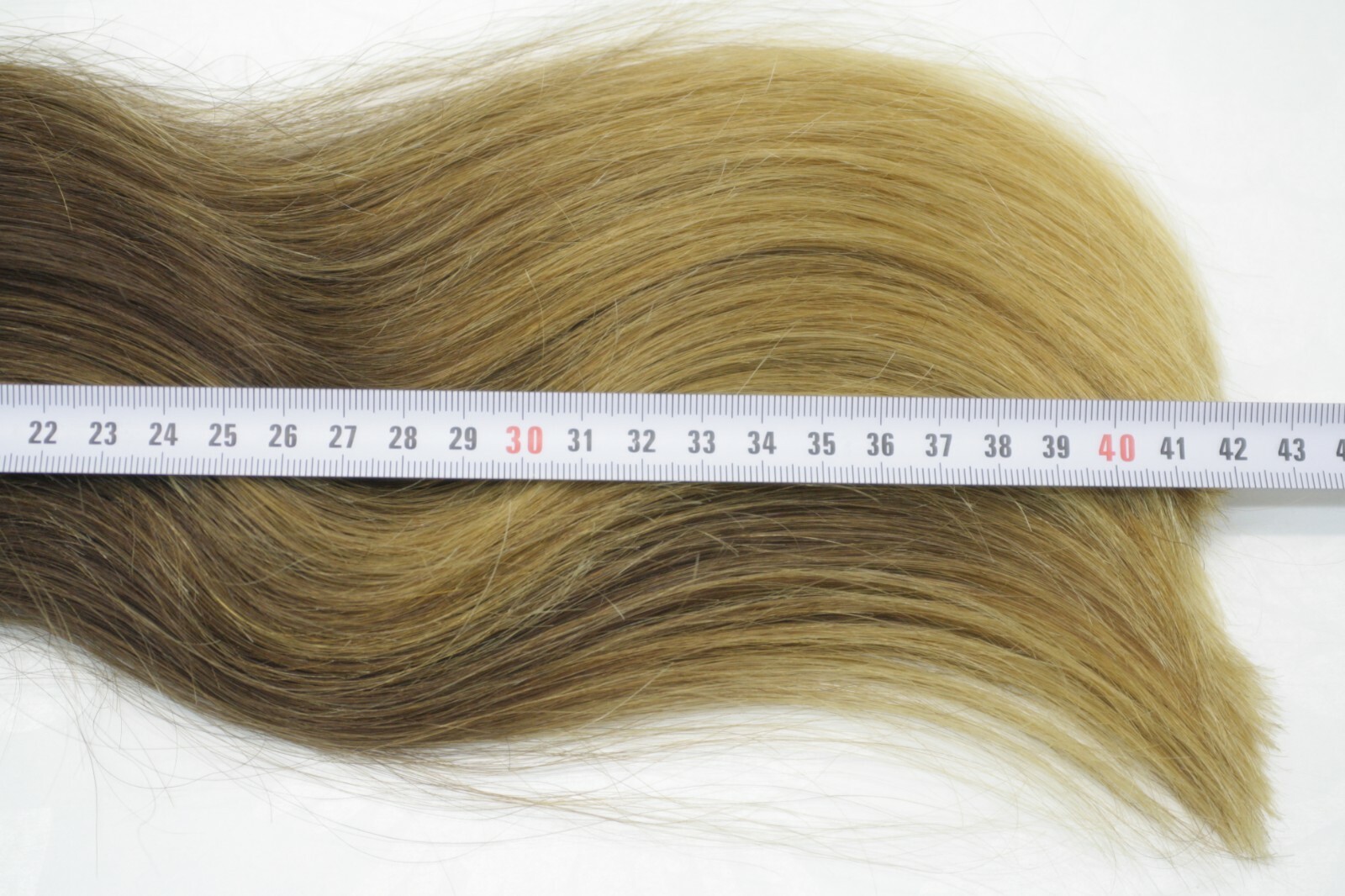 Russian Ukrainian Slavic Hair Extension + bleached ends 42cm/16,5″; 122gr/4,3oz