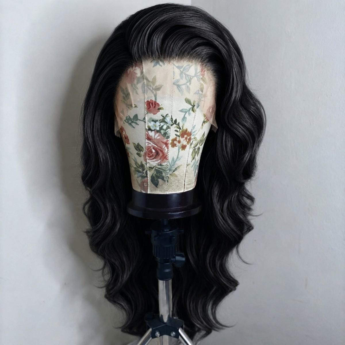 Long Wavy Off black Synthetic Hair Heat Resistant HD Lace Front Wig