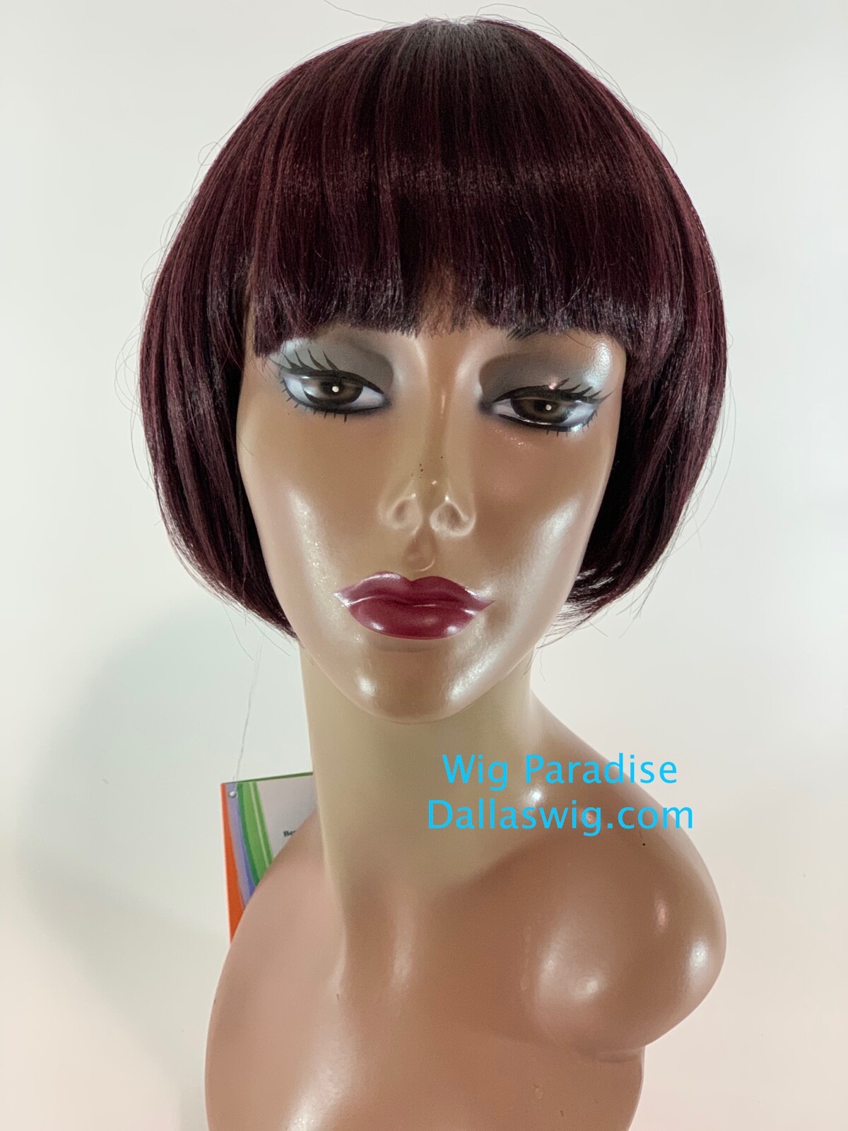 Miz Collection Synthetic Straight Bob Natural Coarse Texture Heat Safe Chic Wig