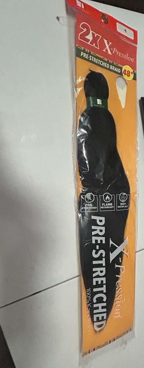 2X Xpression pre-stretched braid 48 inches(only one in the package)