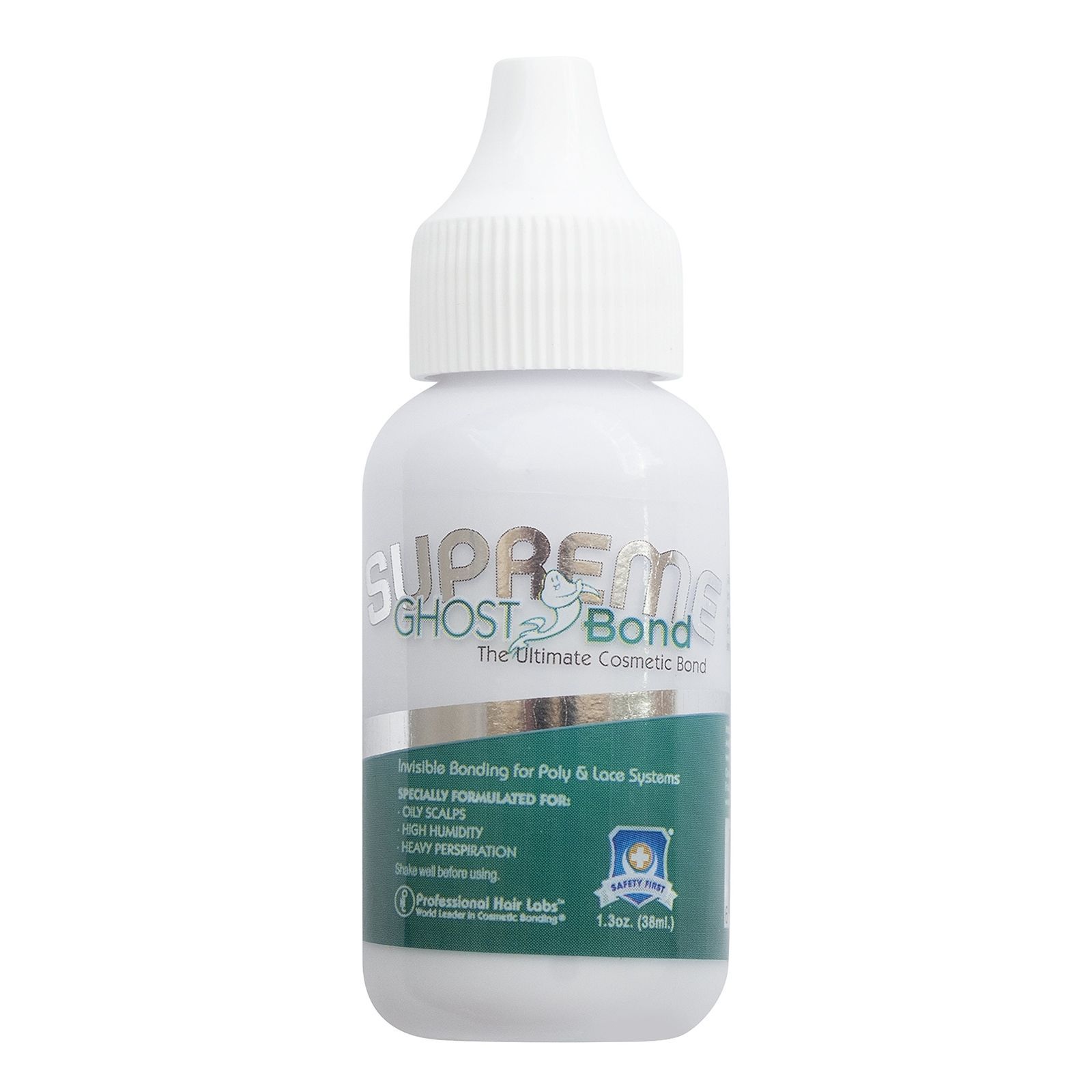 Ghost Bond “SUPREME” Poly & Lace Adhesive No Shine 1.3 Oz. (Genuine) Pack of 2