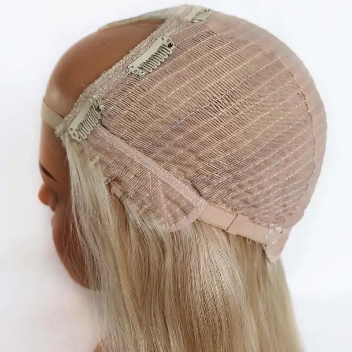 Super Double Drawn One Piece Full Head Remy Clip In 3/4 U Part Wig HairPiece