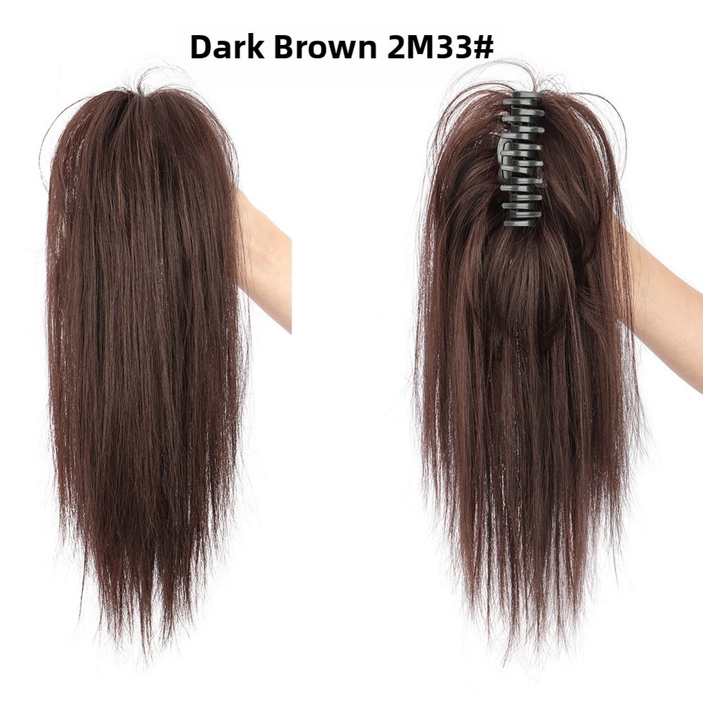 Synthetic Hair Ponytail Extensions Half Up Waterfall 35cm High Temperature Wire