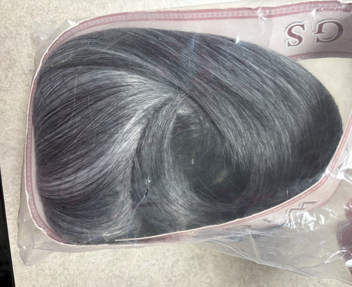 Fashion Wigs Salt & Pepper Gray Bob Style Synthetic Hair 14” NEW