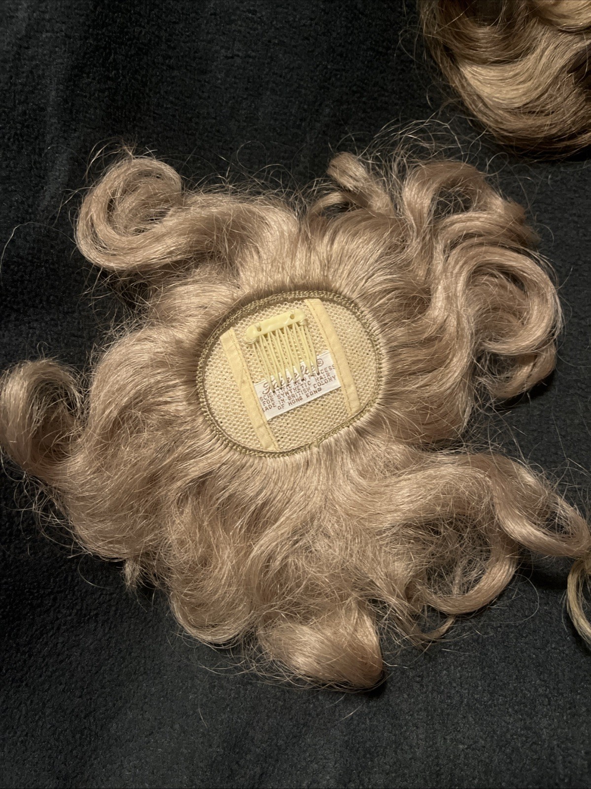 Vintage 50s/60s Tovar-Tresses Wig Box with 3 hairpieces 100% Human / Synthetic