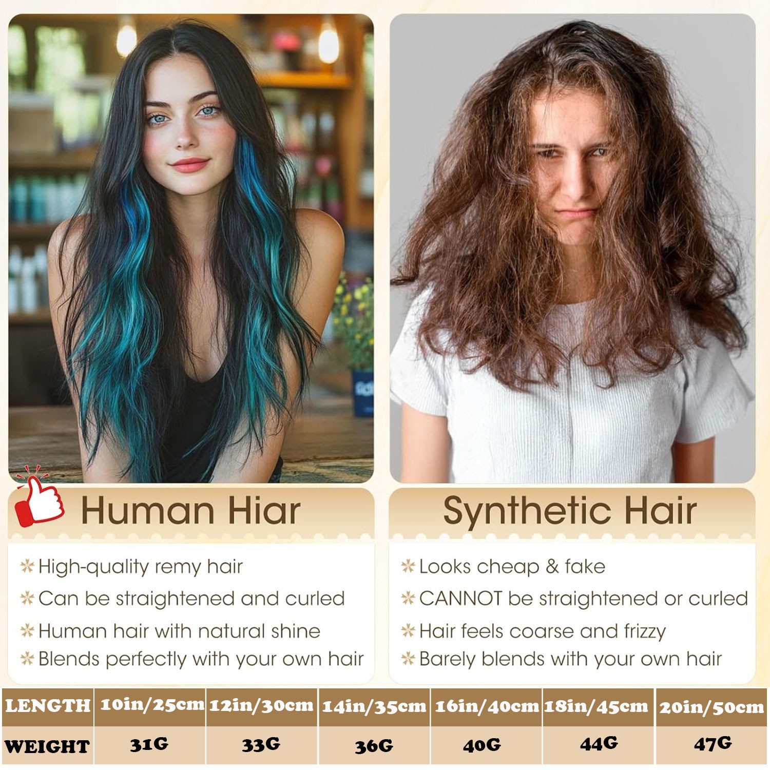 CLEARANCE 100% Human Hair Extensions 6 Pieces Clip In Real Remy Hair Straight US