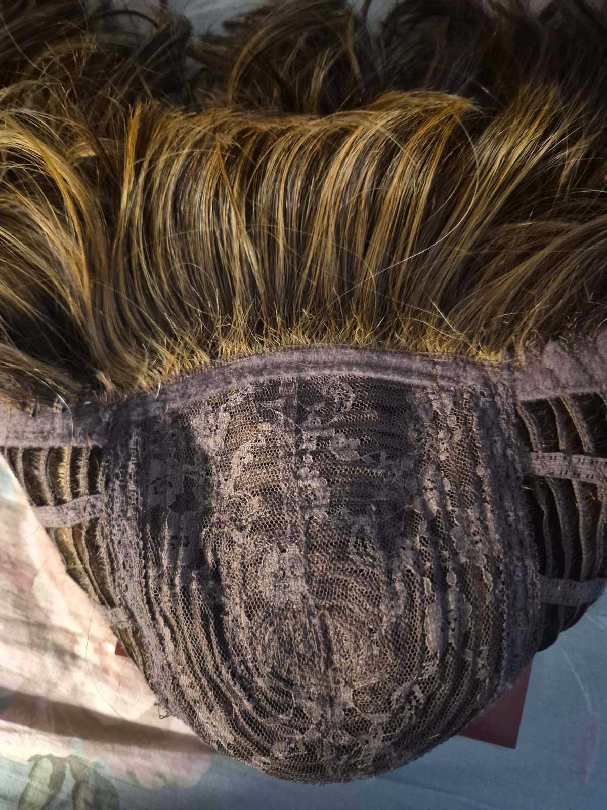 Rene of Paris Breezy Wavez 1501 Marble Brown Wavy Layered Wig AverageStretchyCap