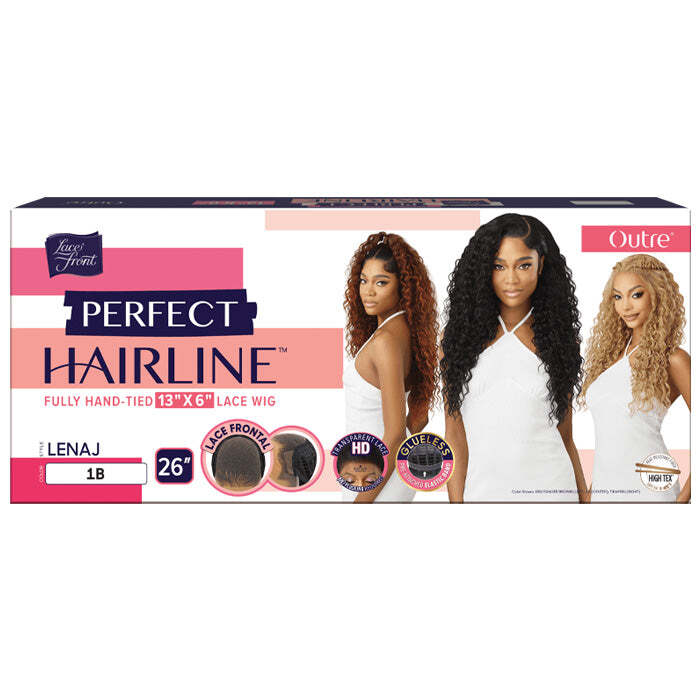 Outre Perfect Hairline Glueless 13×6 HD Lace Front Wig – LENAJ – Fully Hand-Tied